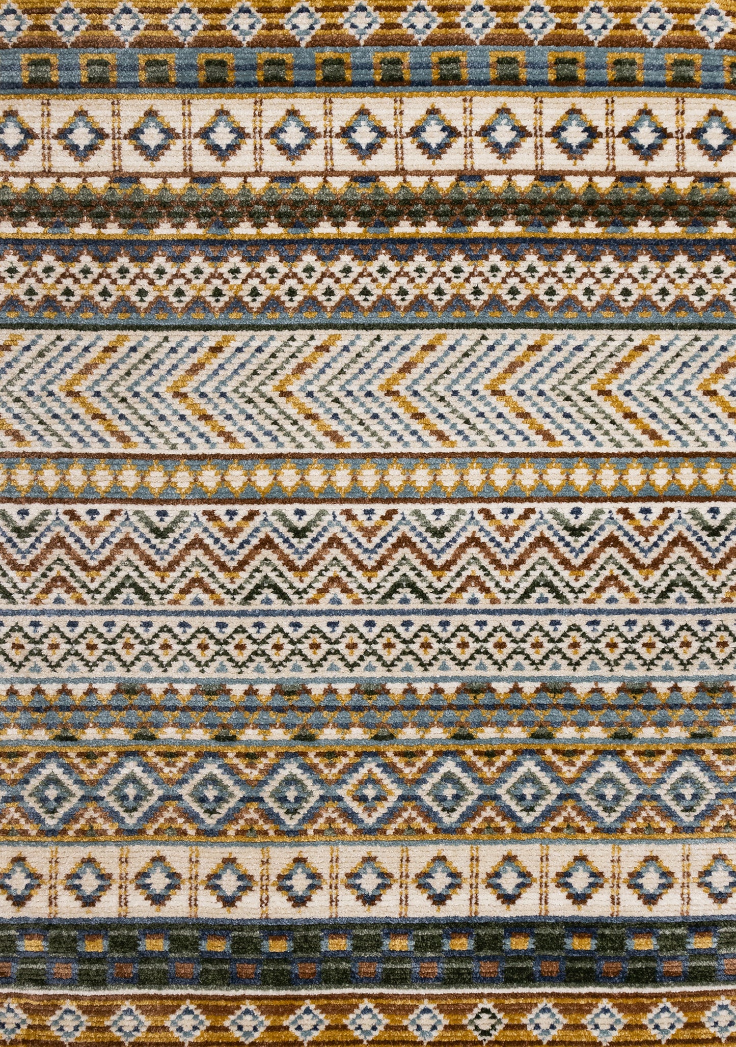 Alfombra tribal color crema del suroeste