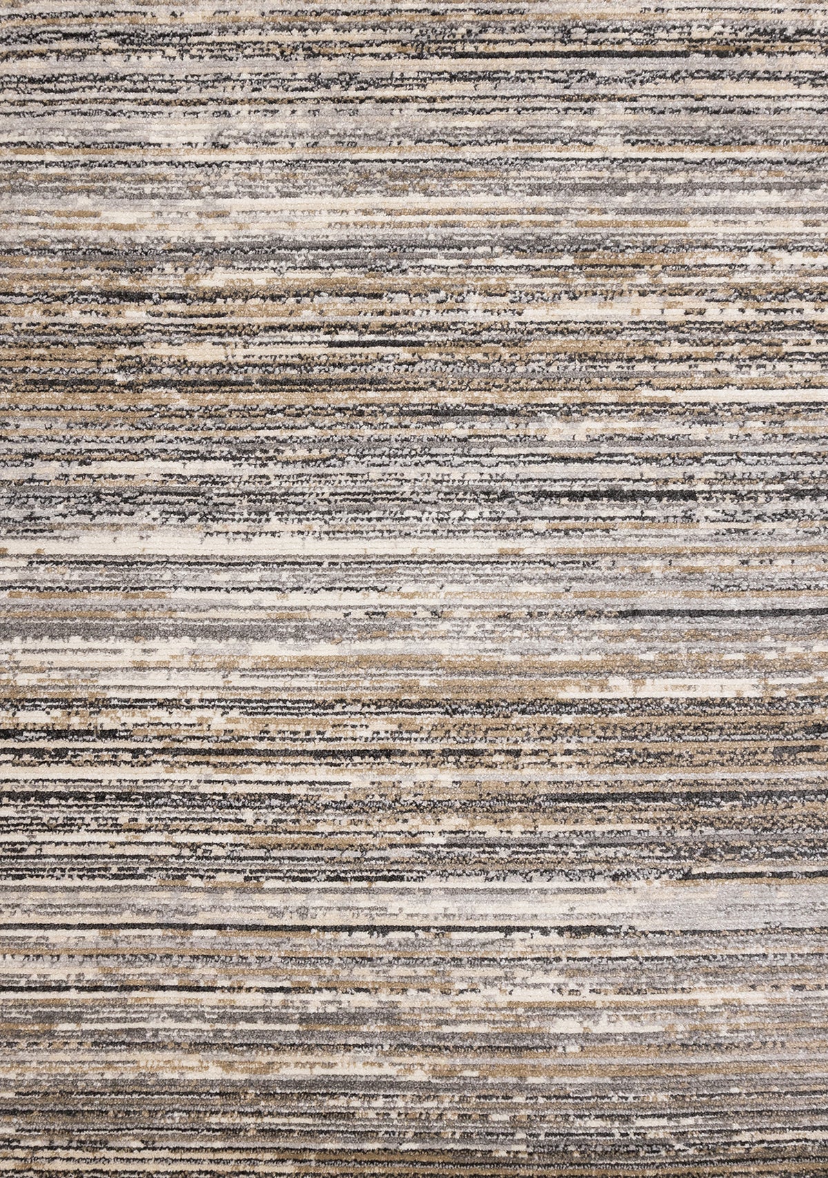 Tapis contemporain rayé gris