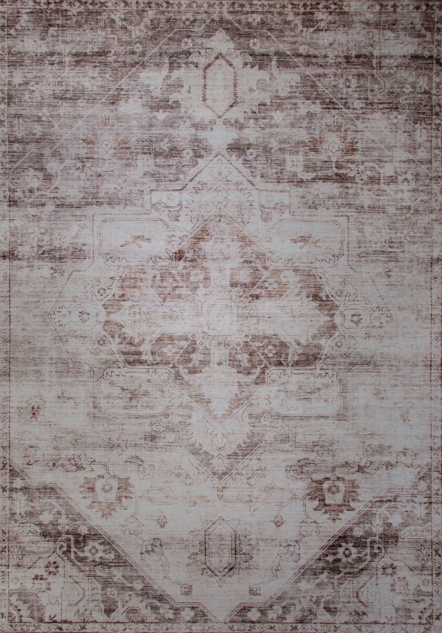 Aruba Traditional Brown Rug