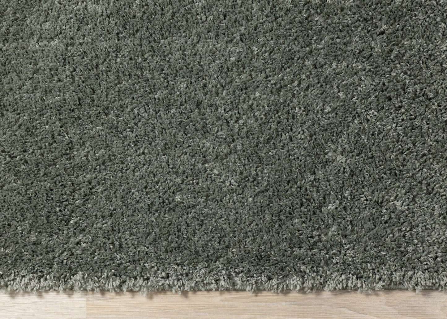 Alfombra moderna de color verde sólido tonal