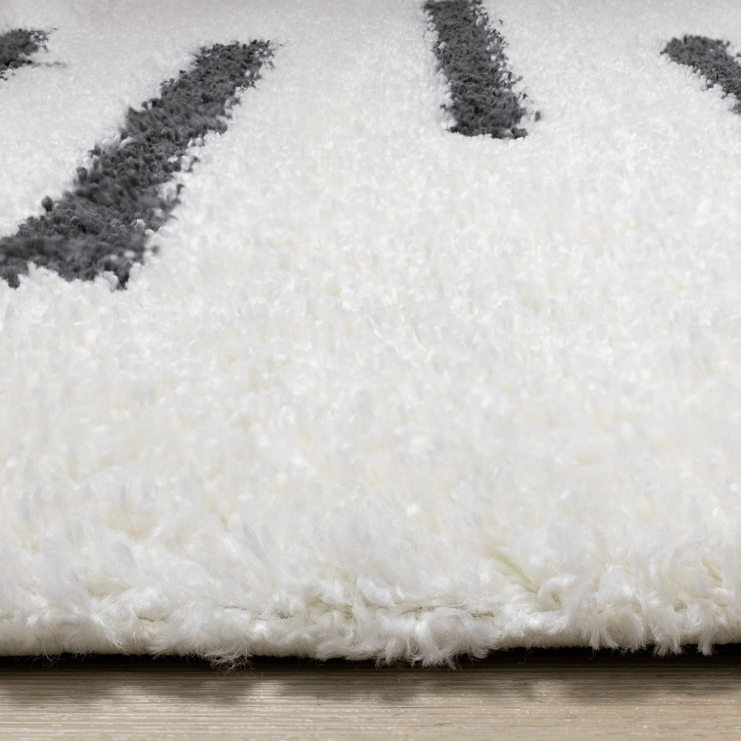 Contemporary Stripes Cream Area Rug