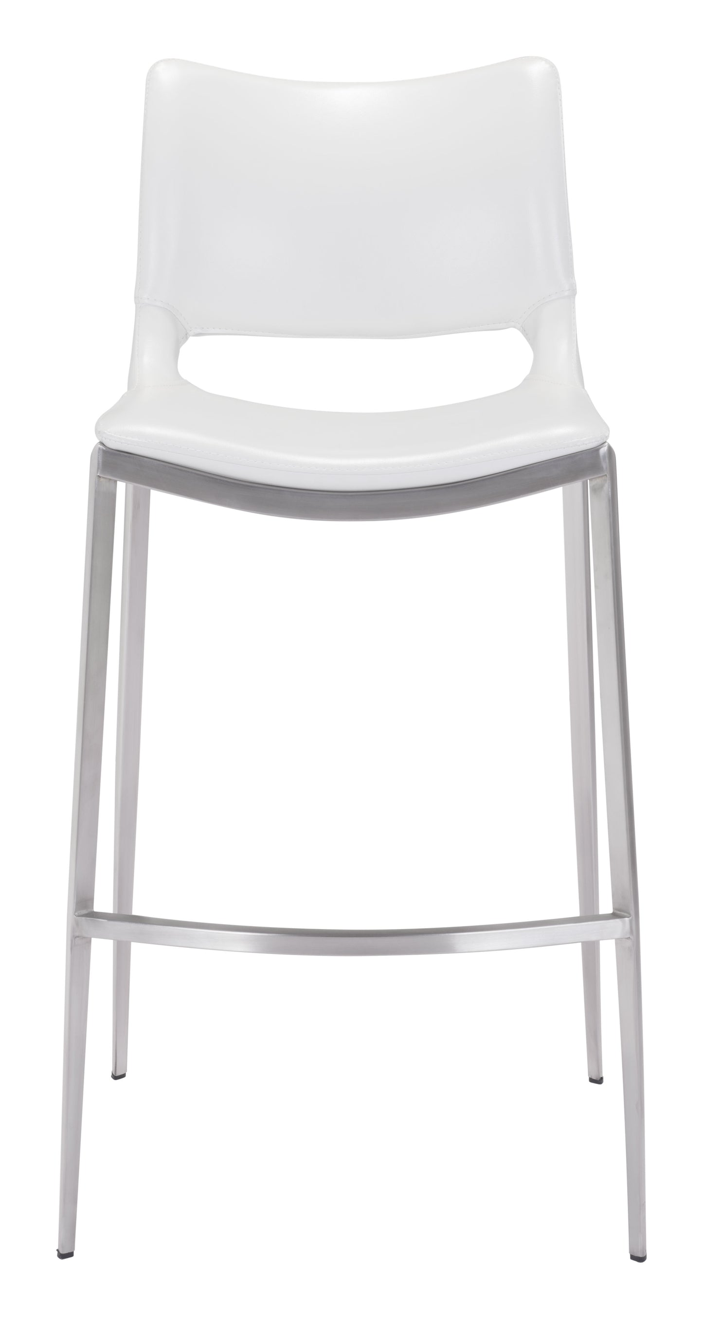 Barstool (Set of 2) White & Silver - Premium Quality & Stylish Design for Your Home
