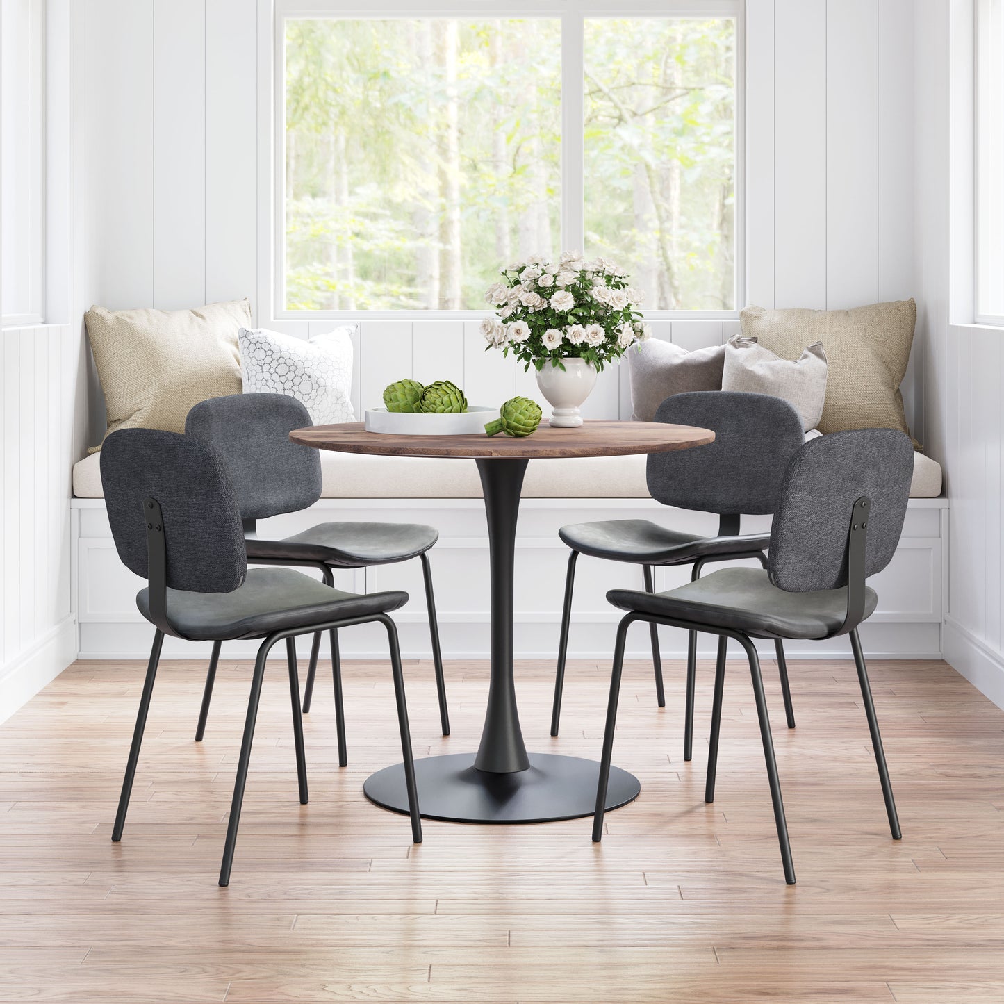 Dining Table Brown & Black - Elegant & Durable Dining Table for Stylish Spaces