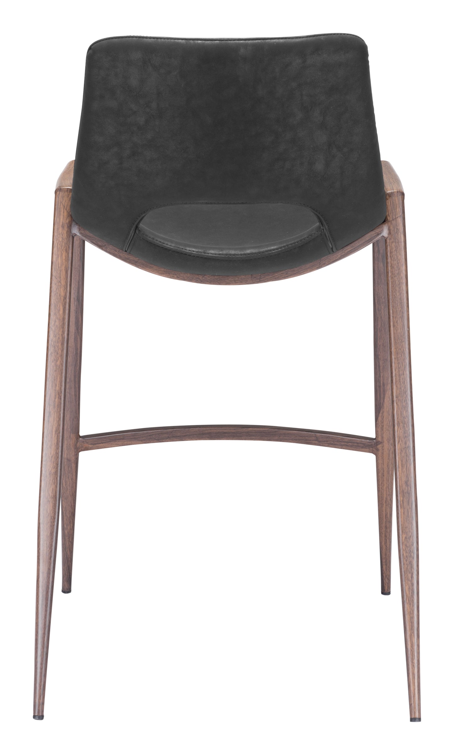 Counter Stool (Set of 2) Black & Walnut - Premium Quality & Stylish Design for Your Home