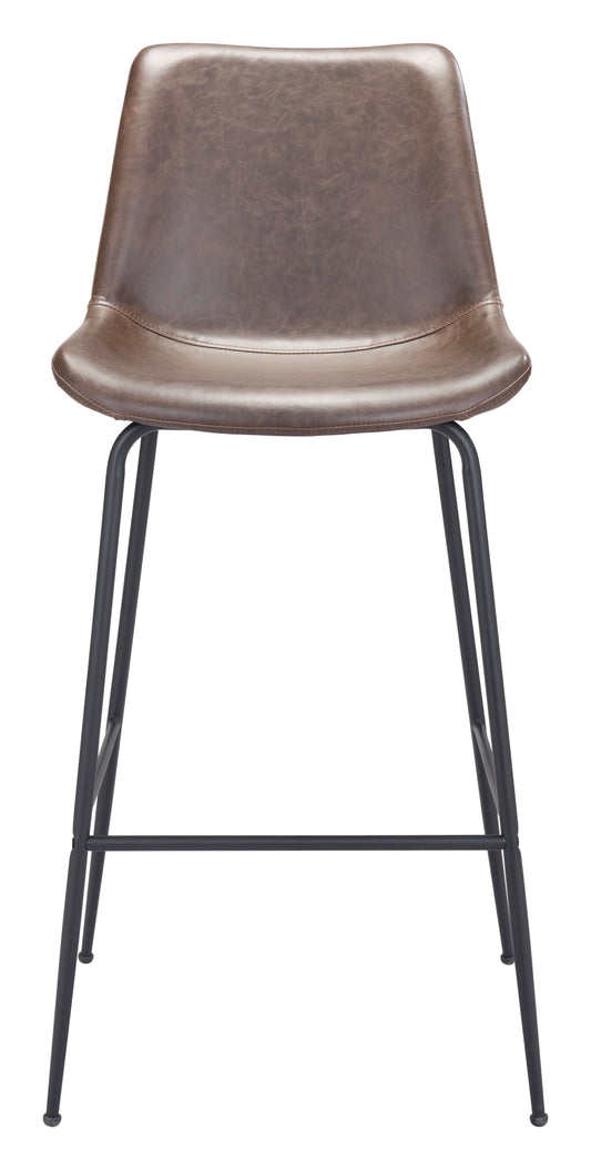 Tabouret de bar Byron marron