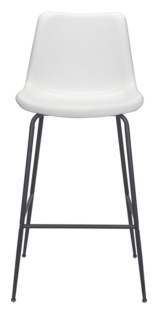 Tabouret de bar Byron blanc