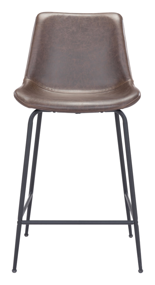 Tabouret de bar Byron marron