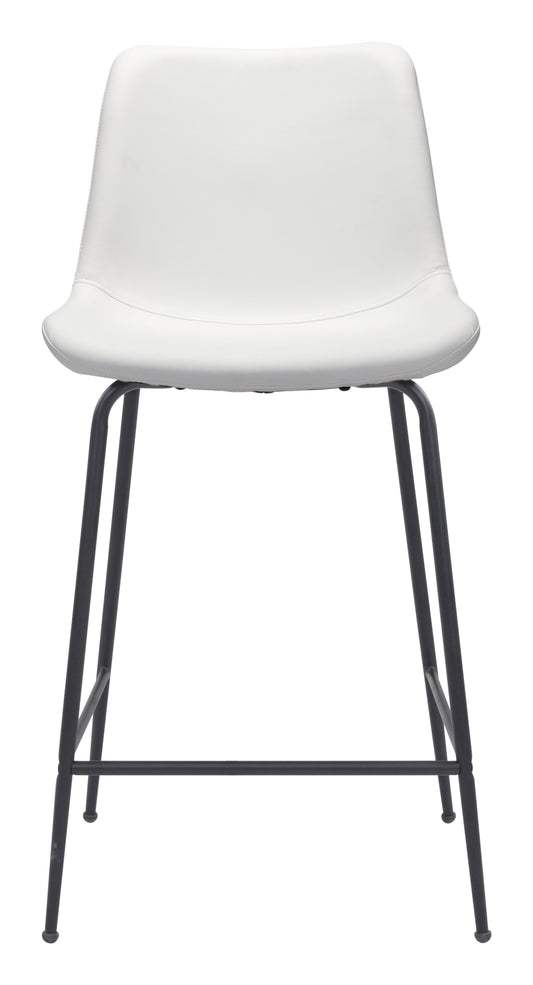 Tabouret de bar Byron blanc
