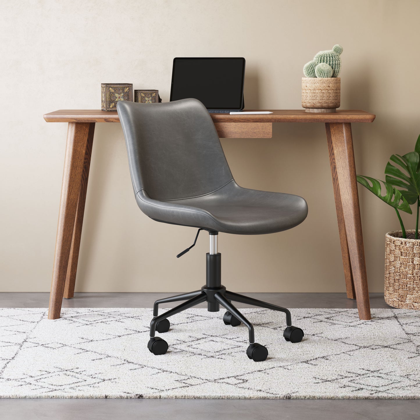 Chaise de bureau Byron grise