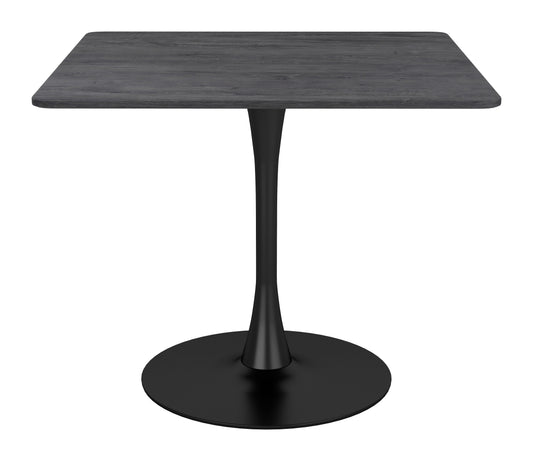 Mesa de comedor negra: elegante y duradera para espacios con estilo.