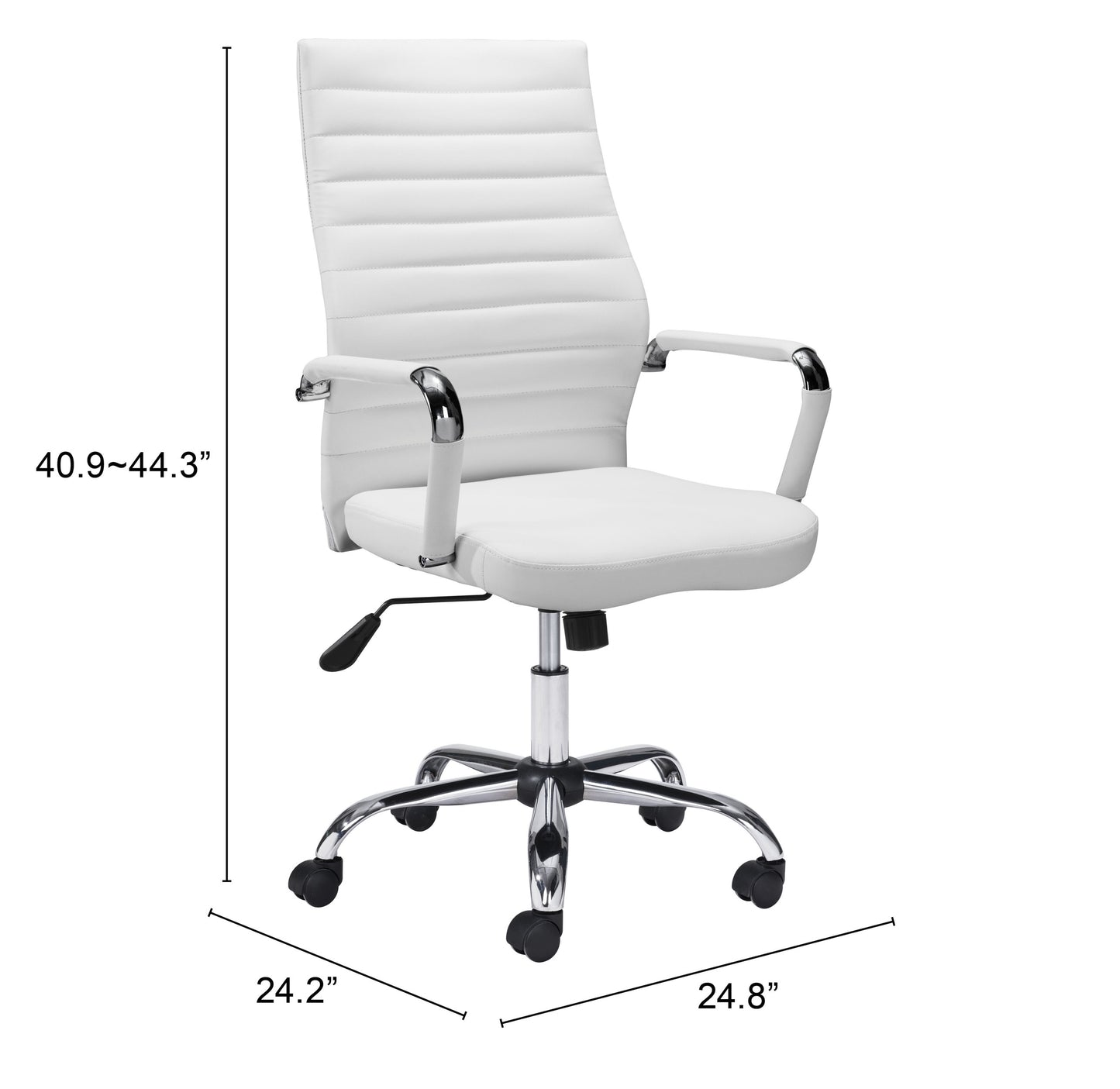 Chaise de bureau Primero blanche