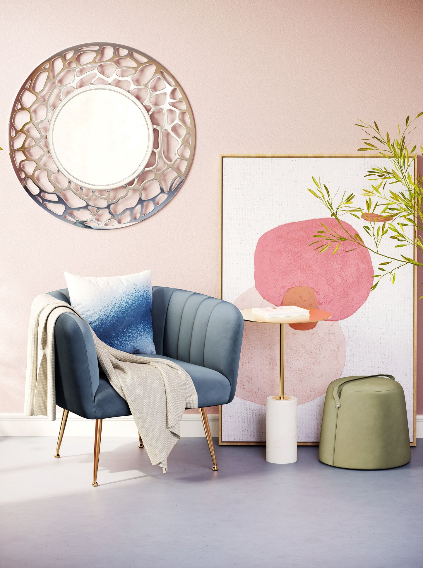 Fauteuil d'appoint Deco Gris