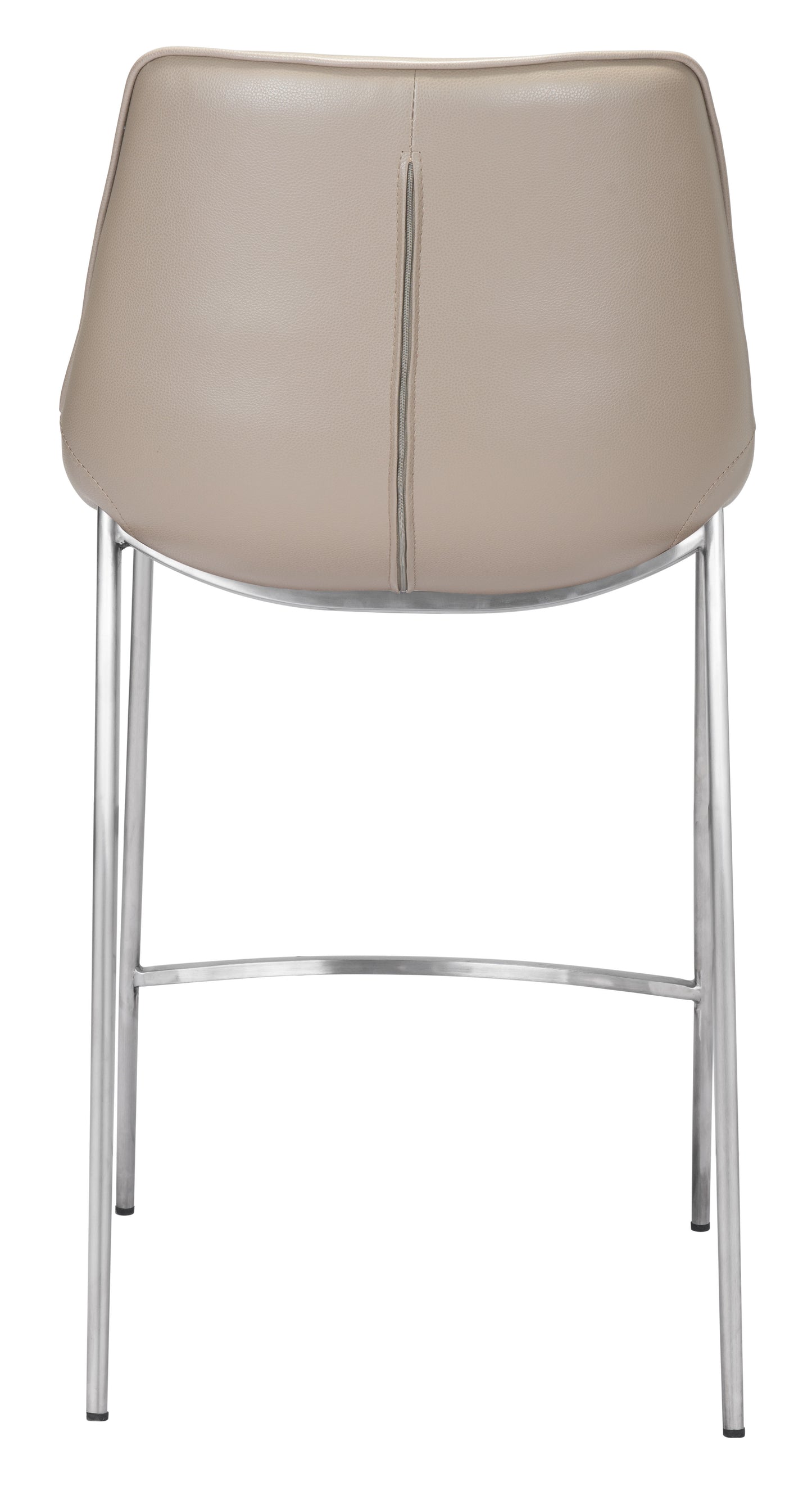 Counter Stool (Set of 2) Brown & Silver - Premium Quality & Stylish Design for Your Home