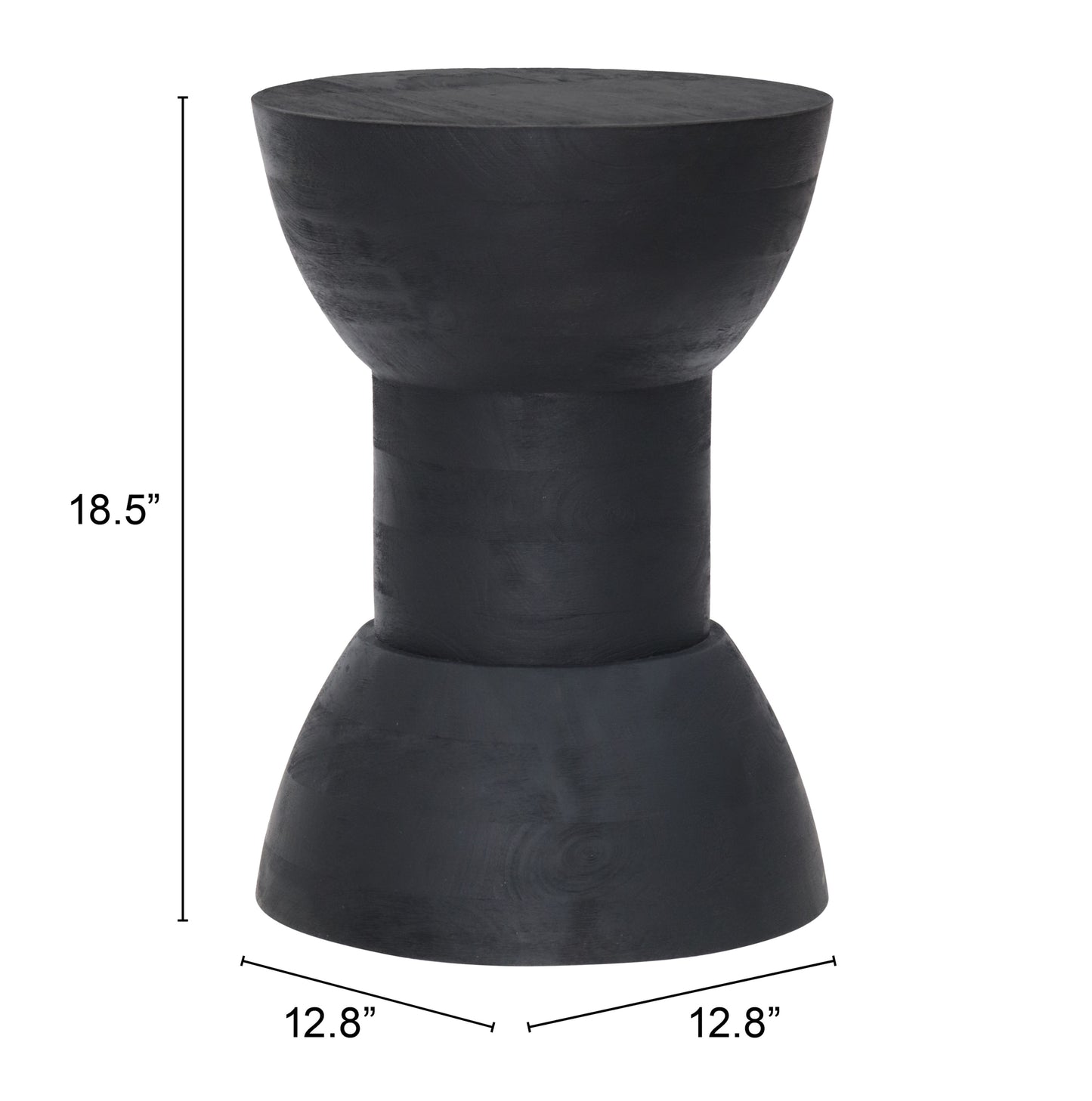 Table d'appoint Wisdom noire