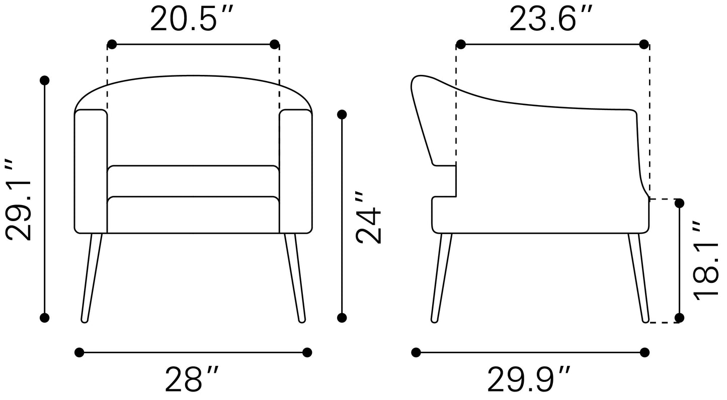 Silla decorativa gris vintage: asiento moderno y ergonómico para el hogar y la oficina