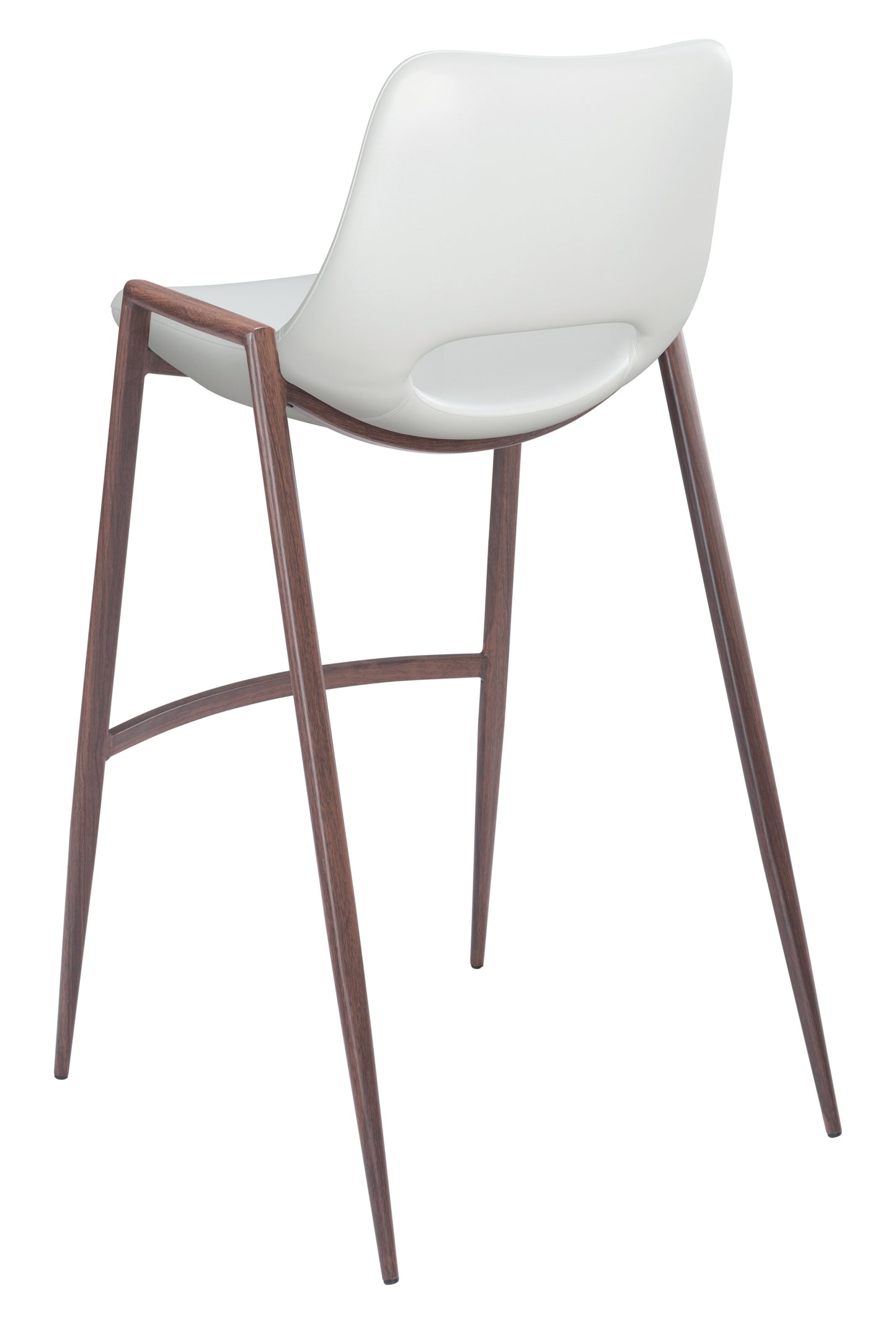 Barstool (Set of 2) White & Walnut - Premium Quality & Stylish Design for Your Home