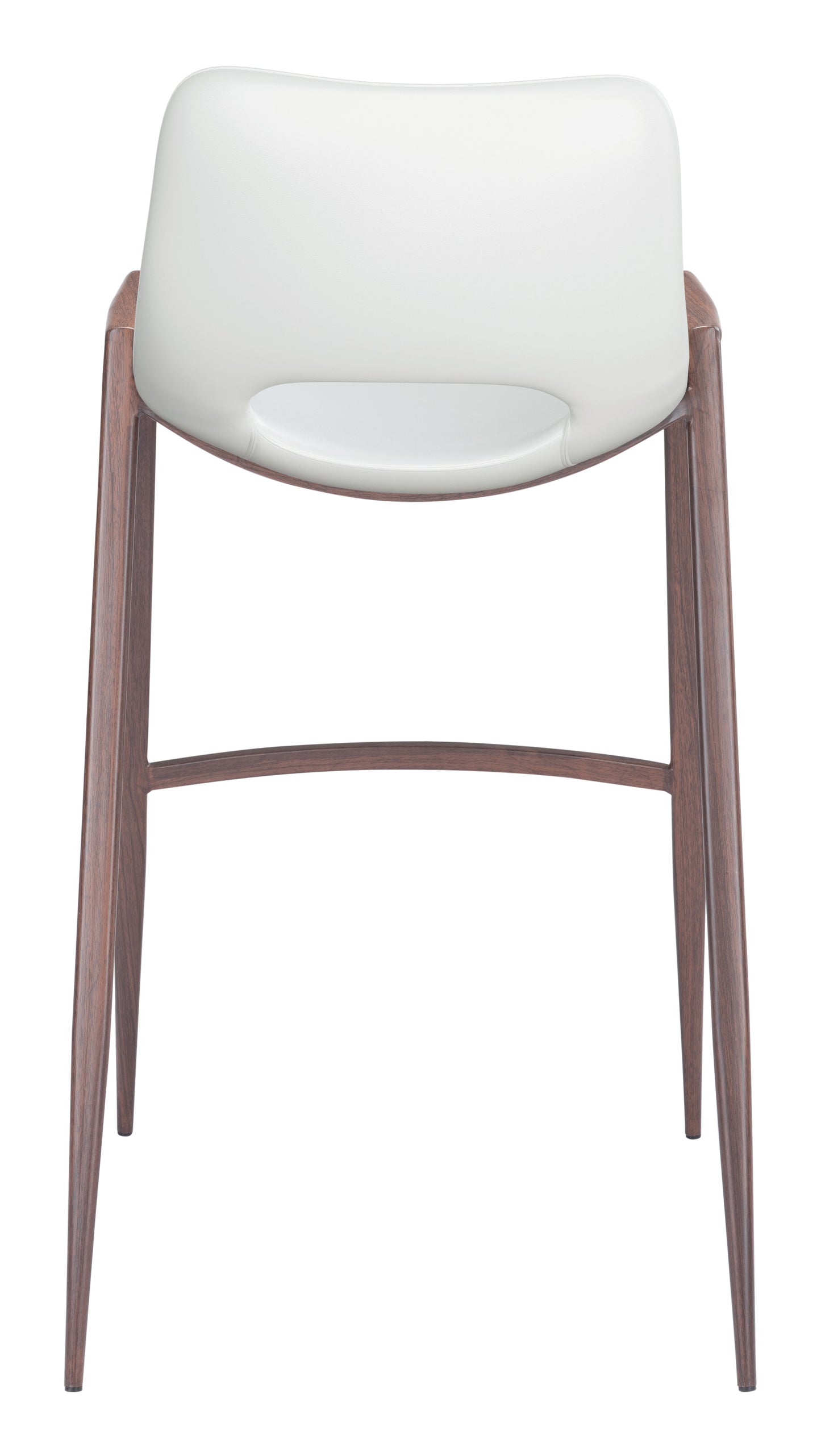 Barstool (Set of 2) White & Walnut - Premium Quality & Stylish Design for Your Home