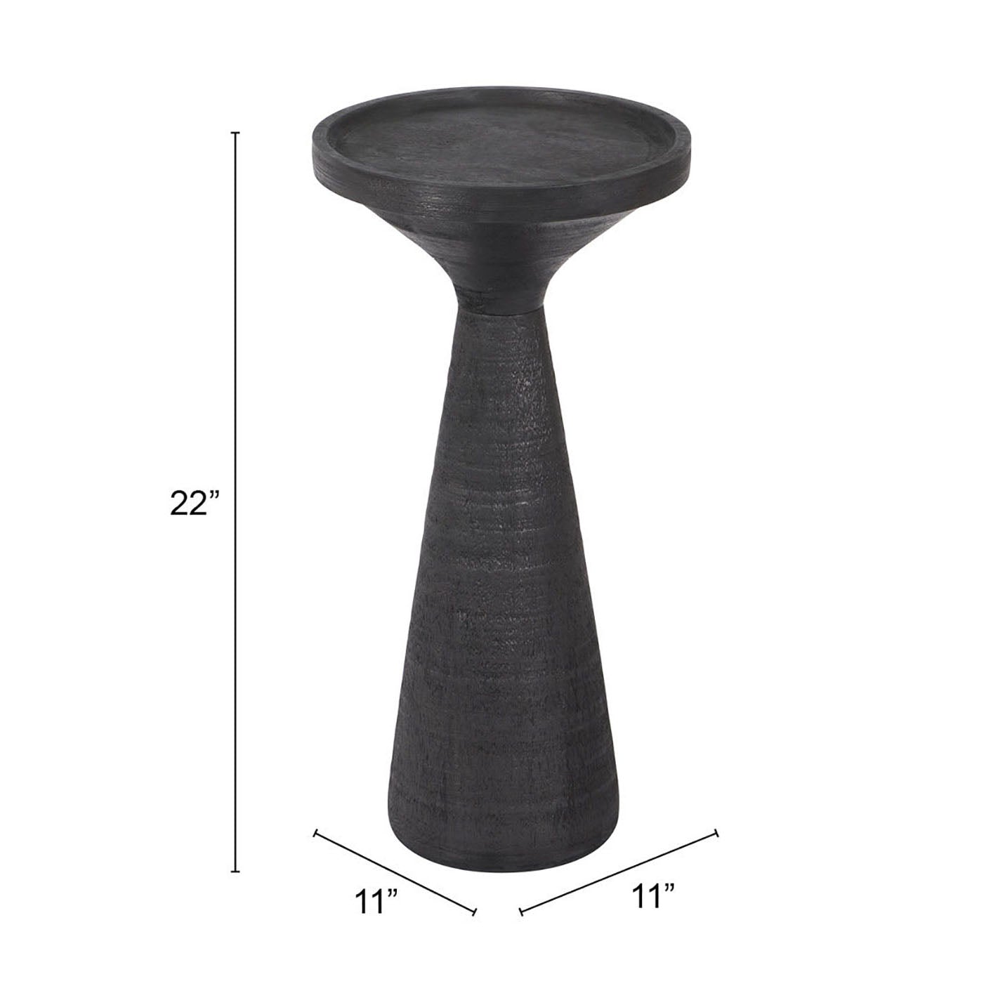Side Table Black - Elegant & Durable Dining Table for Stylish Spaces