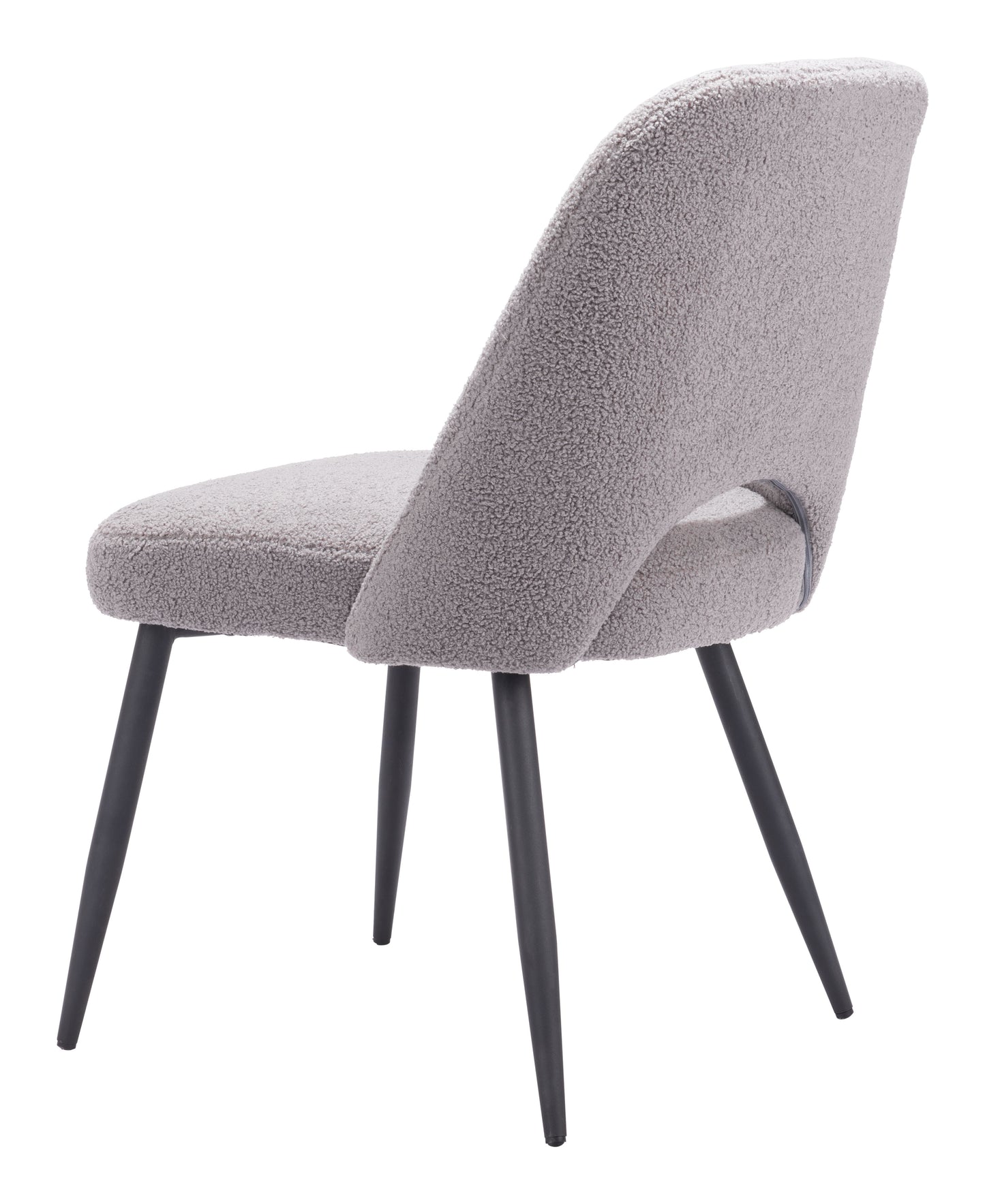 Juego de 2 sillas de comedor grises: asientos modernos y ergonómicos para el hogar y la oficina