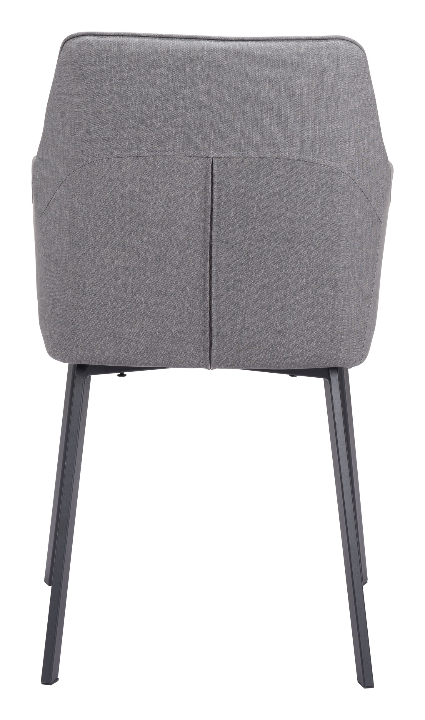 Juego de 2 sillas de comedor grises: asientos modernos y ergonómicos para el hogar y la oficina