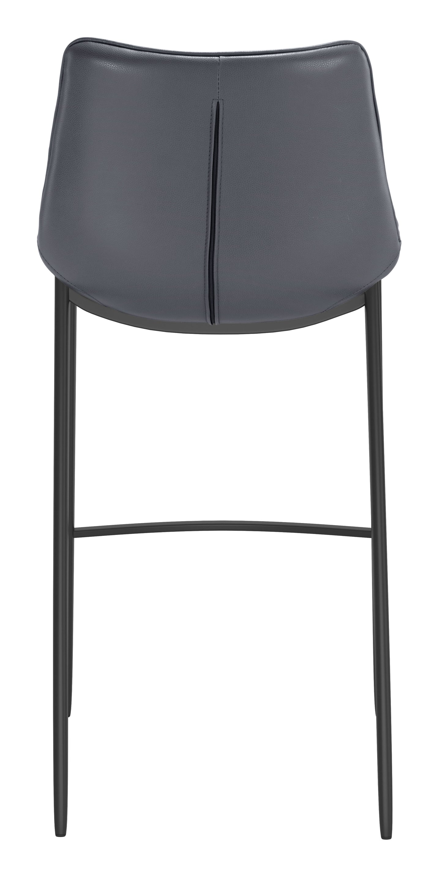 Juego de 2 taburetes de bar en gris oscuro y negro: calidad superior y diseño elegante para tu hogar.