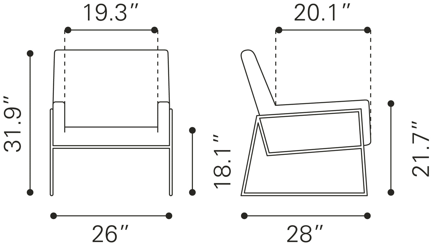 Silla decorativa York verde oliva: moderna y ergonómica para el hogar y la oficina