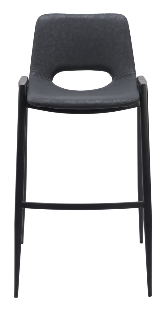 Tabouret de bar Desi (lot de 2) noir