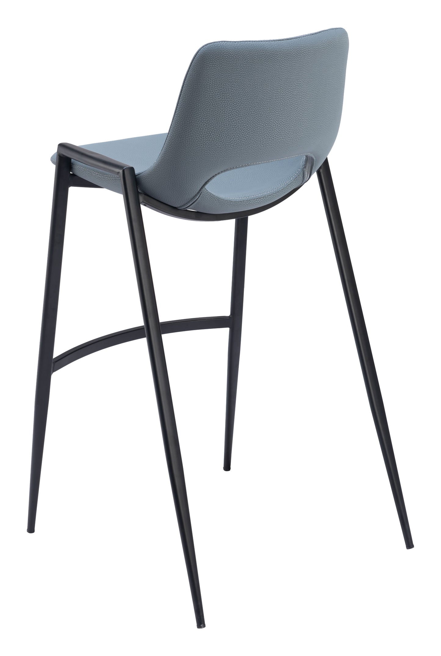 Tabouret de bar Desi (lot de 2) Gris azur