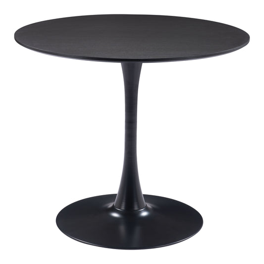 Mesa de comedor negra: elegante y duradera para espacios con estilo.