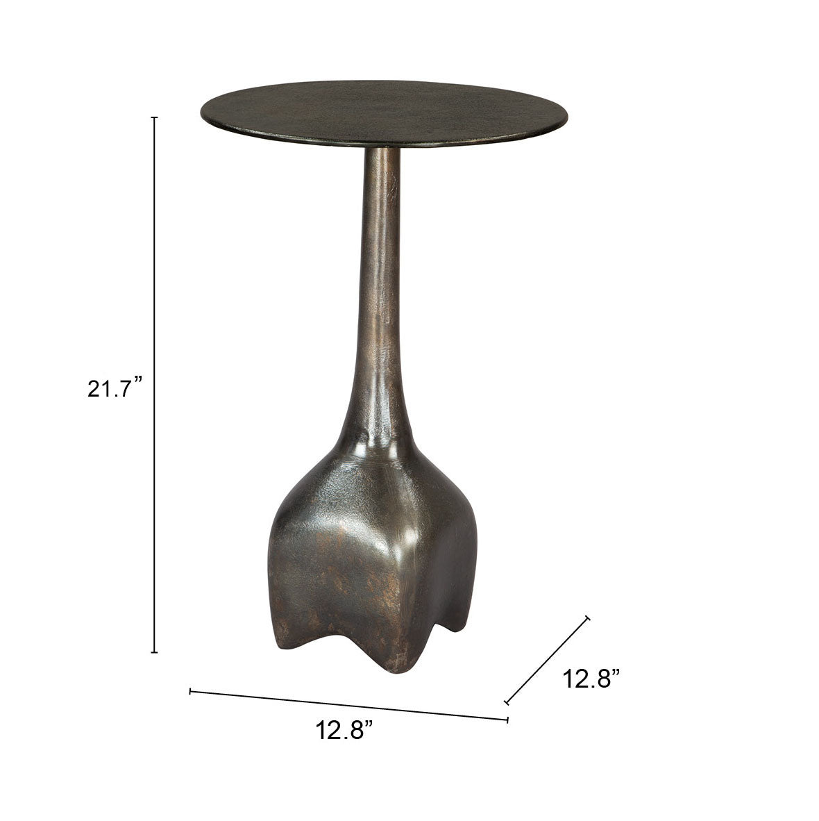Side Table Charcoal - Elegant & Durable Dining Table for Stylish Spaces