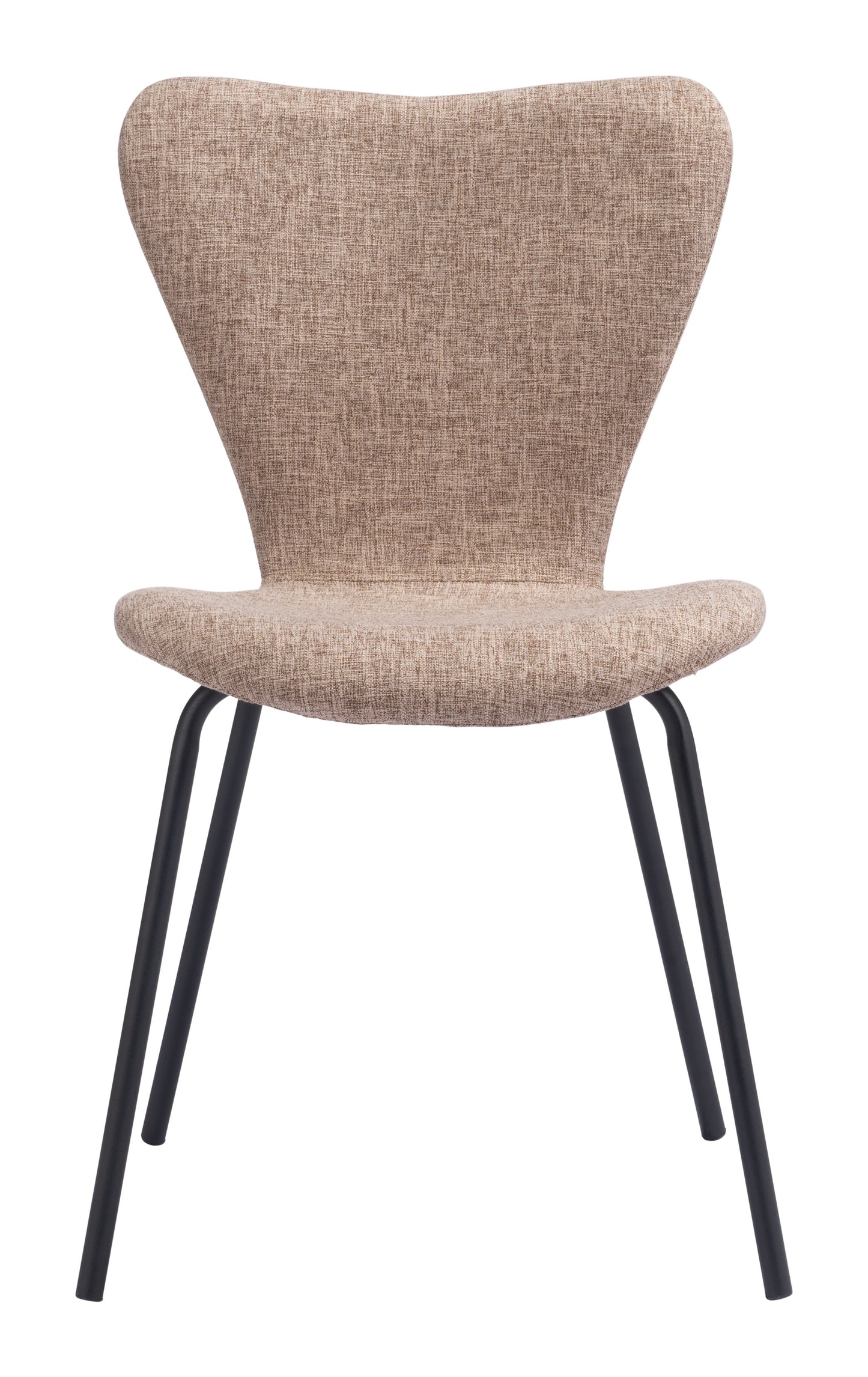 Sillas de comedor (juego de 2) color marrón: asientos modernos y ergonómicos para el hogar y la oficina