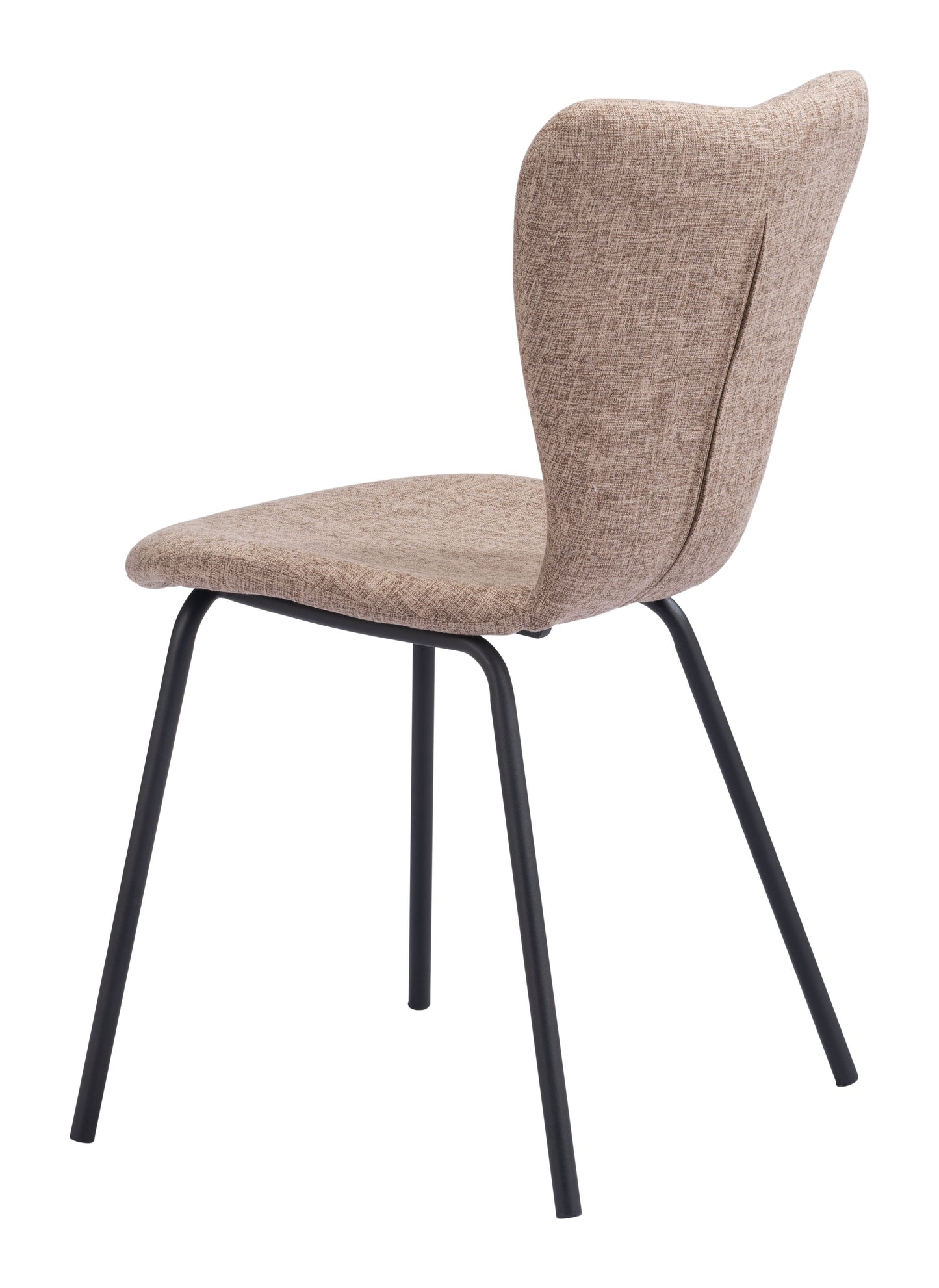 Sillas de comedor (juego de 2) color marrón: asientos modernos y ergonómicos para el hogar y la oficina