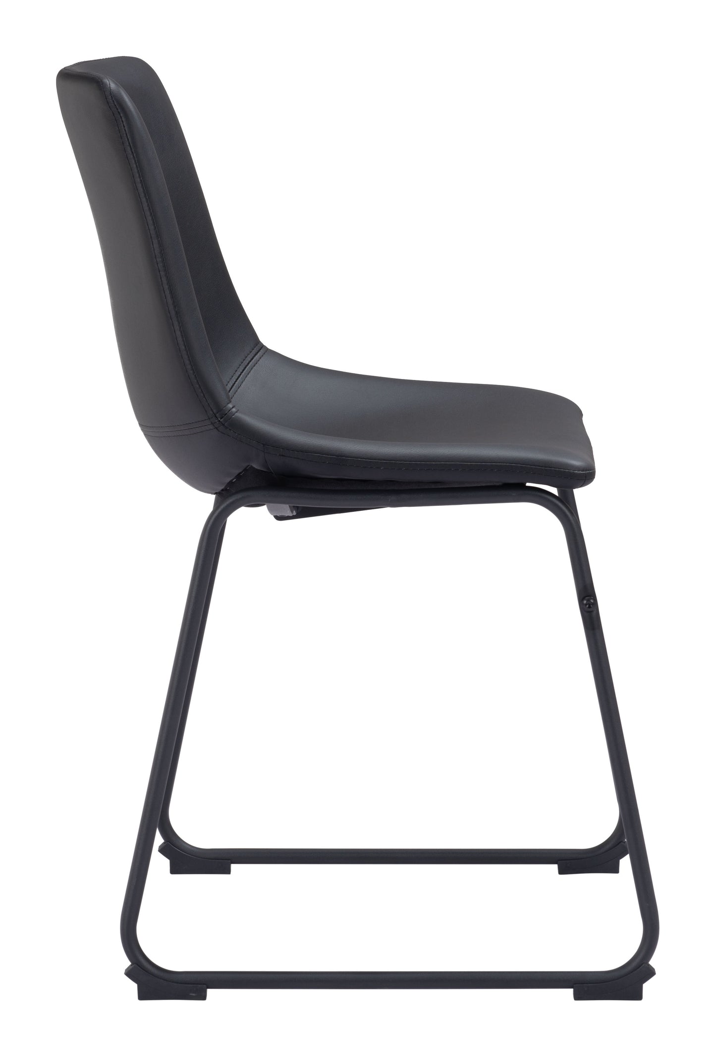 Chaise de salle à manger intelligente (lot de 2) noire