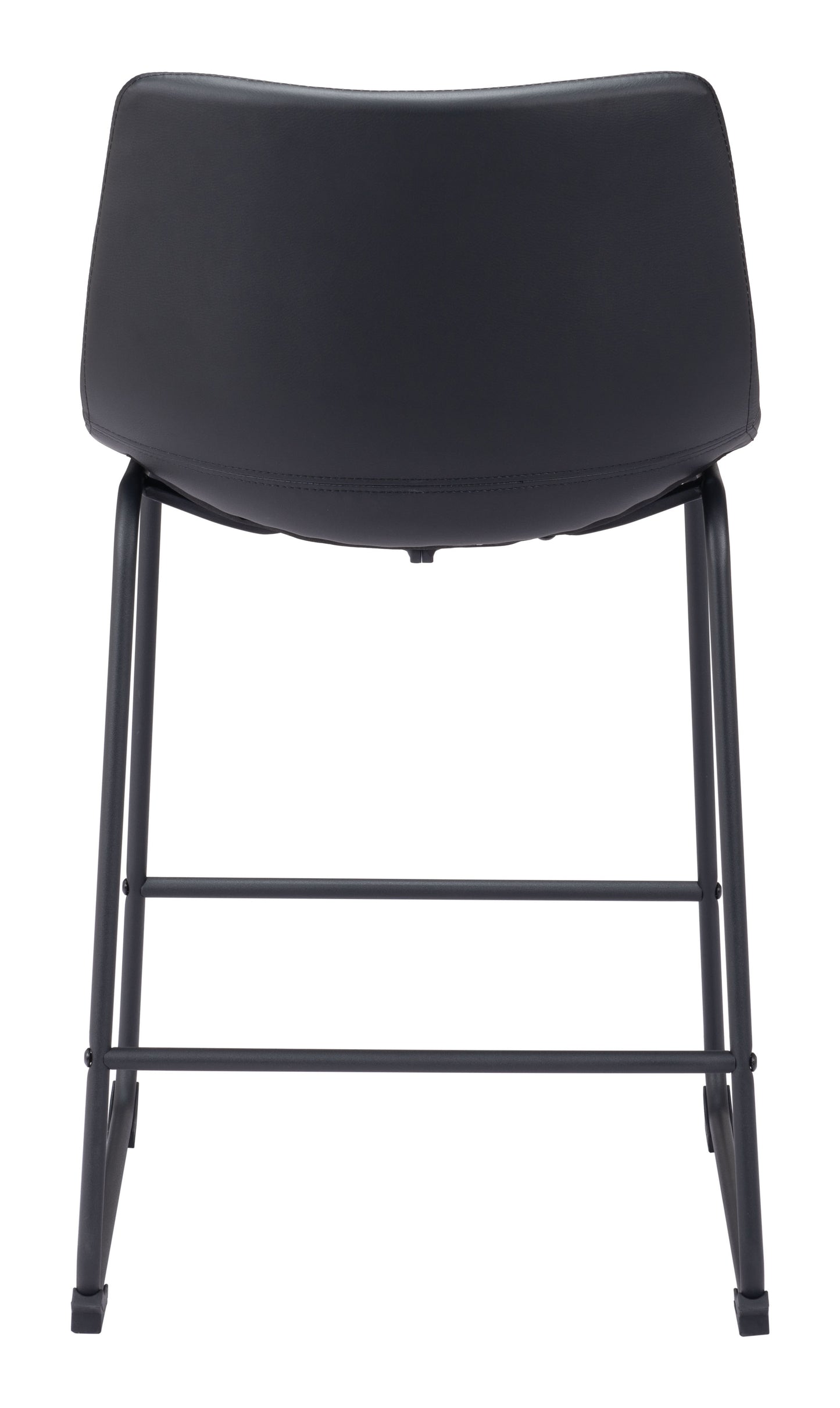 Juego de 2 taburetes de mostrador negros: calidad superior y diseño elegante para tu hogar.