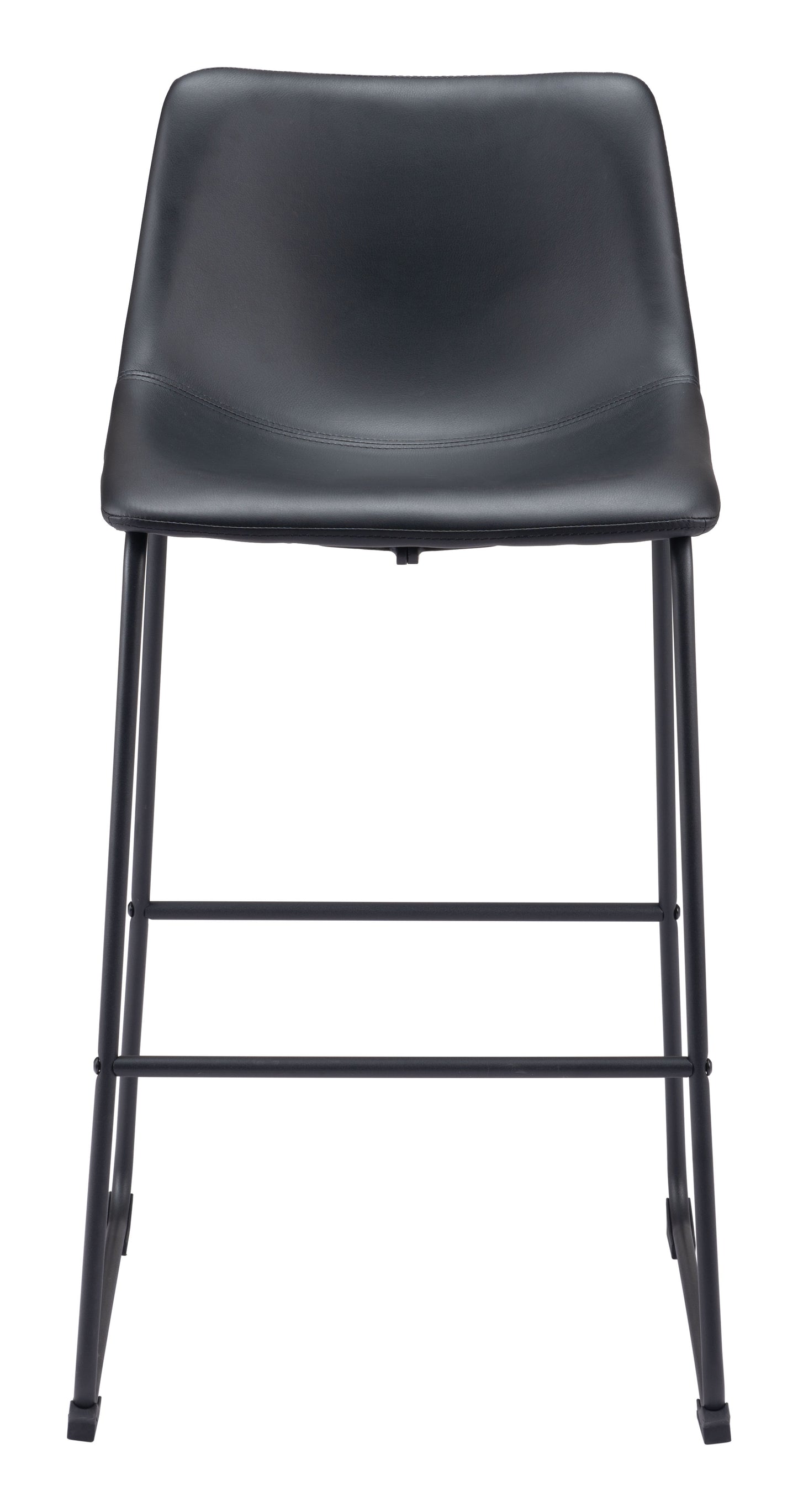 Juego de 2 taburetes de bar negros: calidad superior y diseño elegante para tu hogar.
