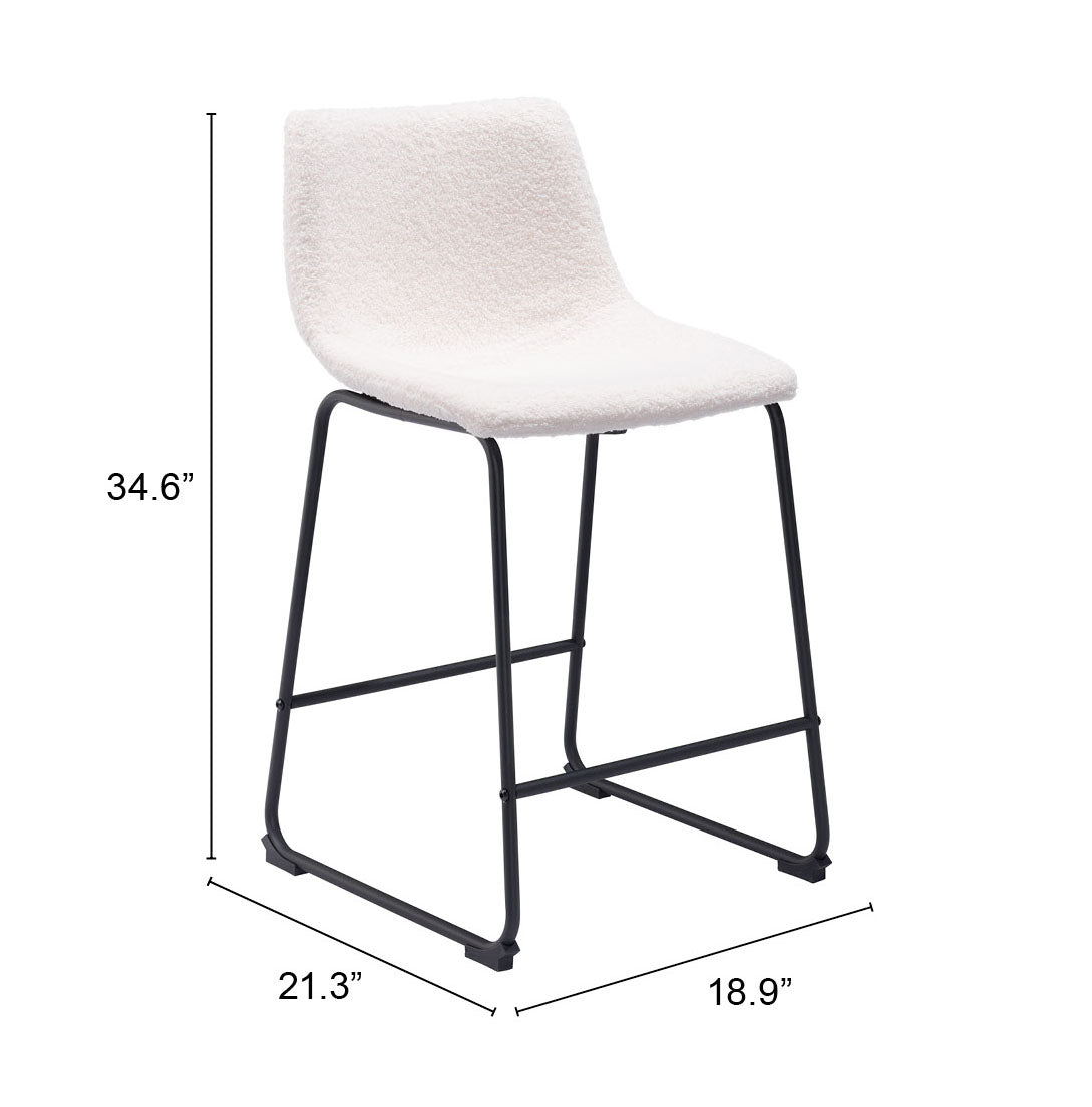 Counter Stool (Set of 2) Ivory - Premium Quality & Stylish Design for Your Home