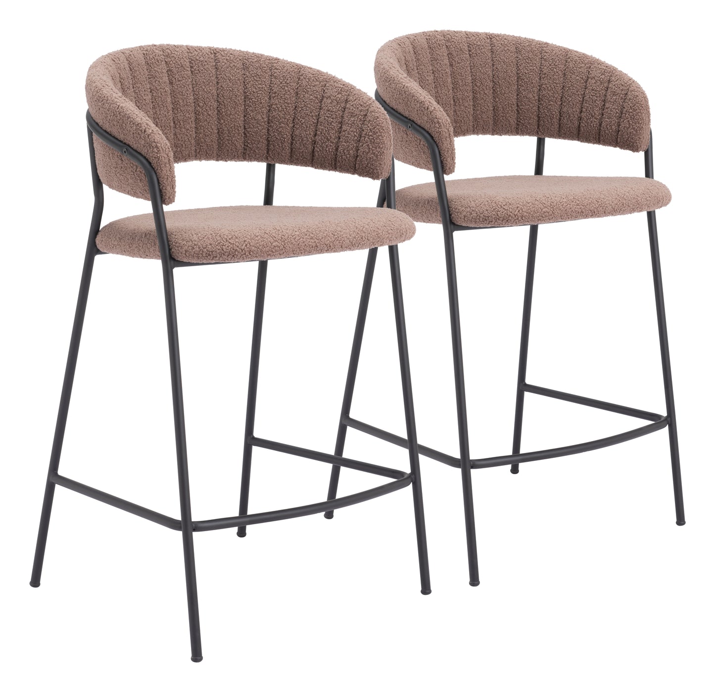 Counter Stool (Set of 2) Brown - Premium Quality & Stylish Design for Your Home