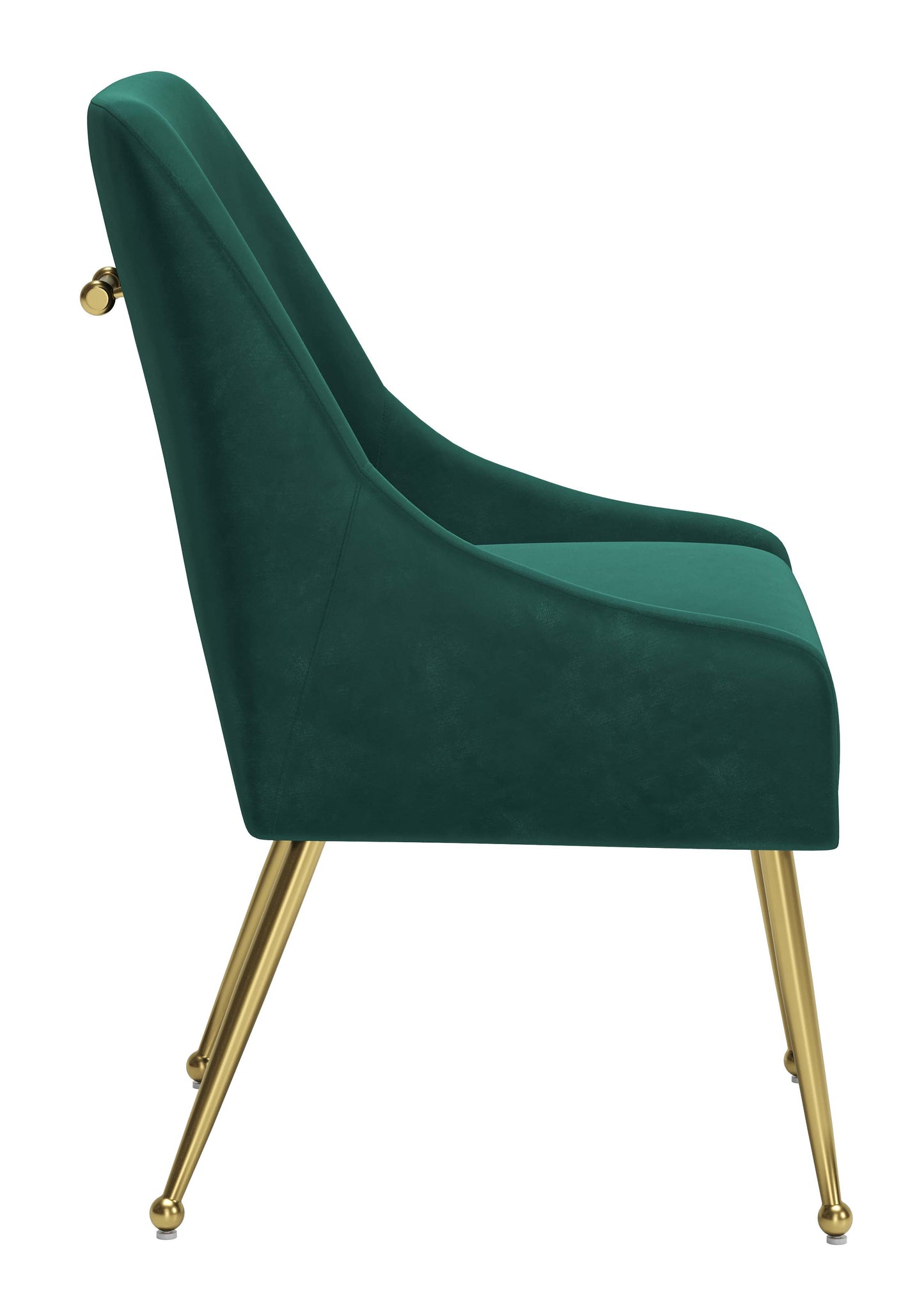 Dining Chair Green & Gold - Modern & Ergonomic Seating for Home & Office