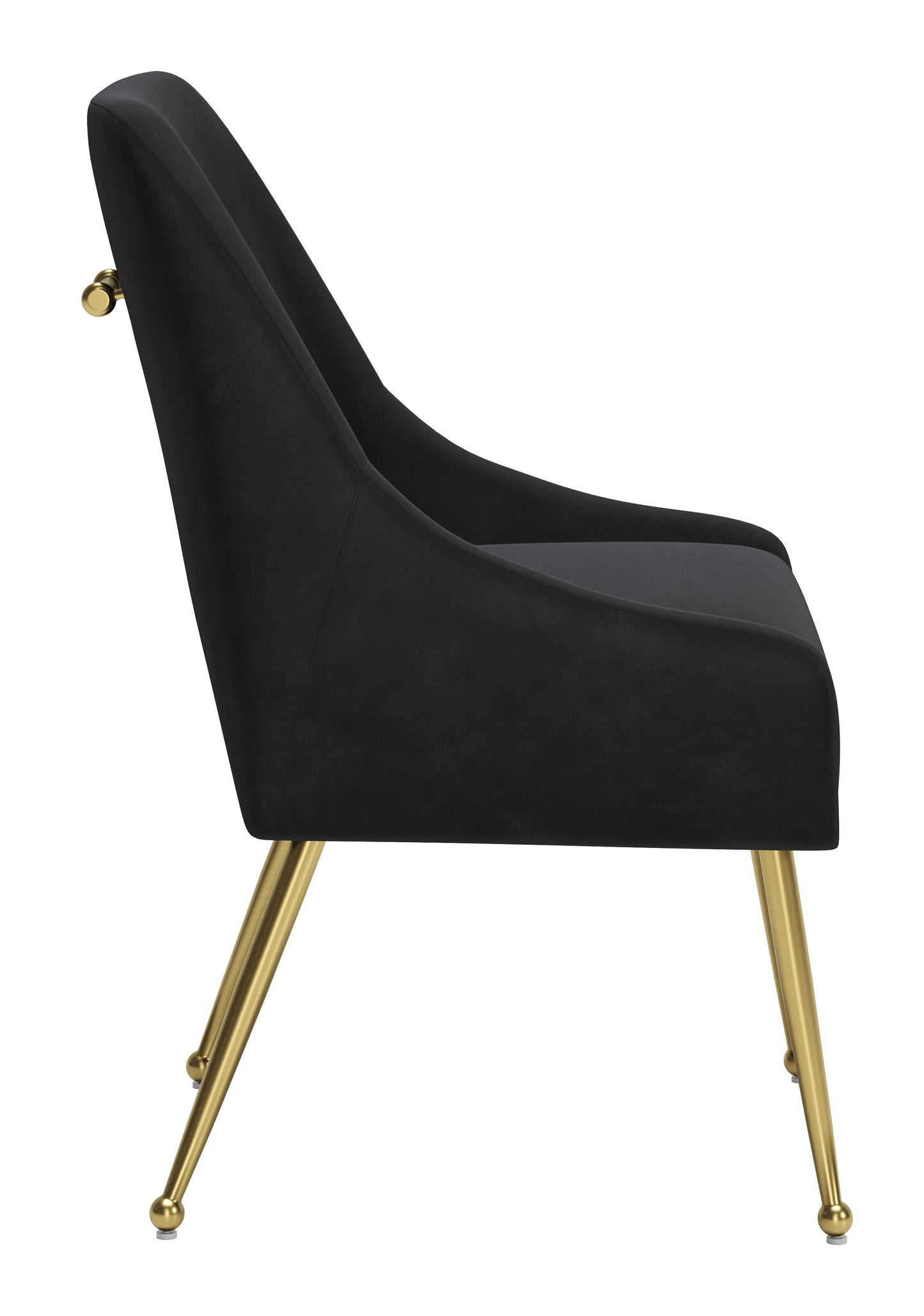 Dining Chair Black & Gold - Modern & Ergonomic Seating for Home & Office