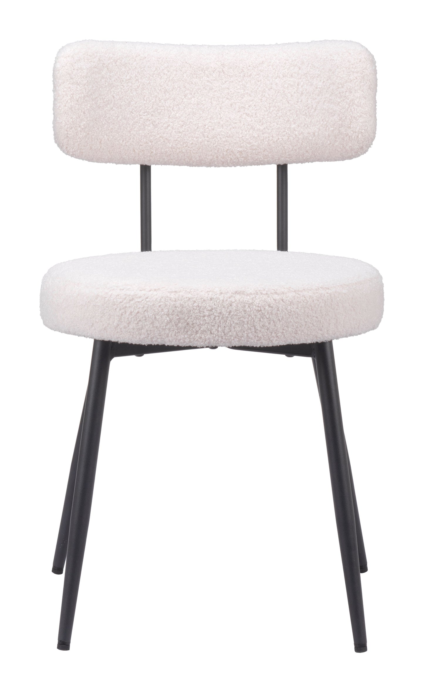Sillas de comedor (juego de 2) color marfil: asientos modernos y ergonómicos para el hogar y la oficina