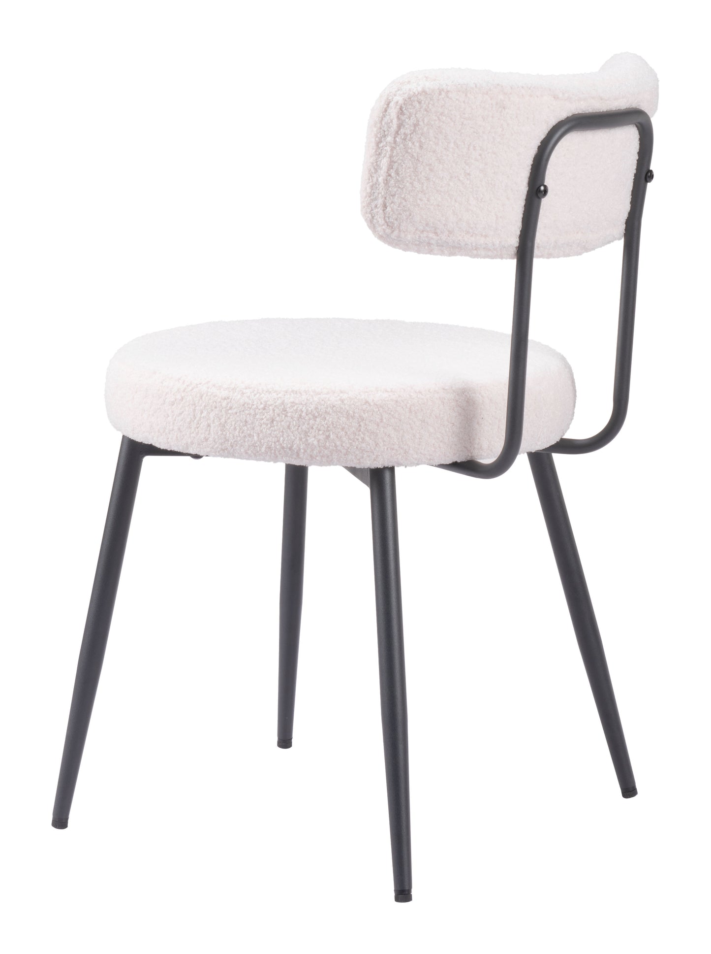 Sillas de comedor (juego de 2) color marfil: asientos modernos y ergonómicos para el hogar y la oficina