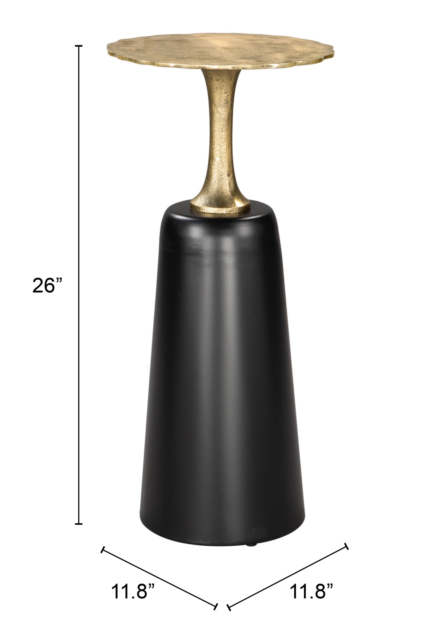 Mesa de bebidas negra: mesa de comedor elegante y duradera para espacios con estilo