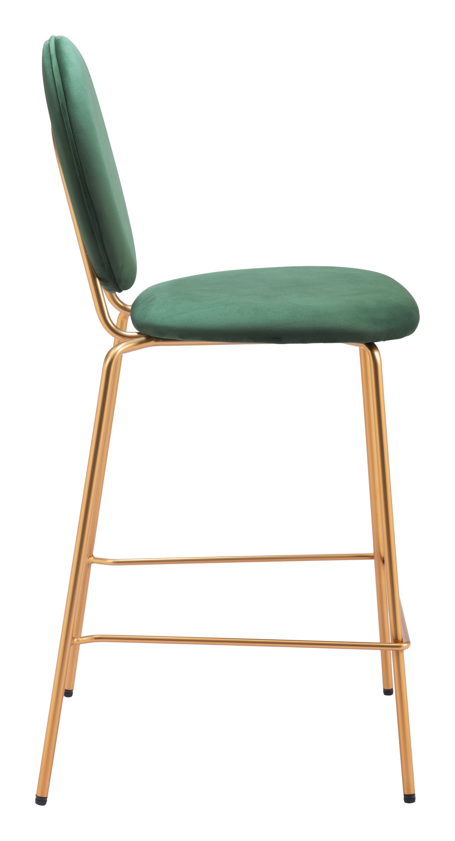 Counter Stool (Set of 2) Green & Gold - Premium Quality & Stylish Design for Your Home