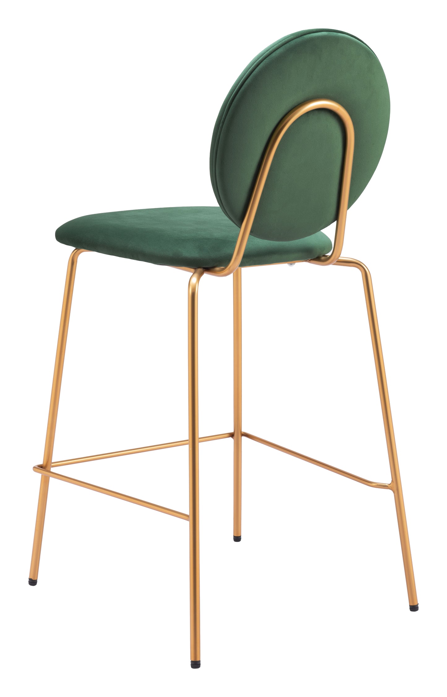 Counter Stool (Set of 2) Green & Gold - Premium Quality & Stylish Design for Your Home