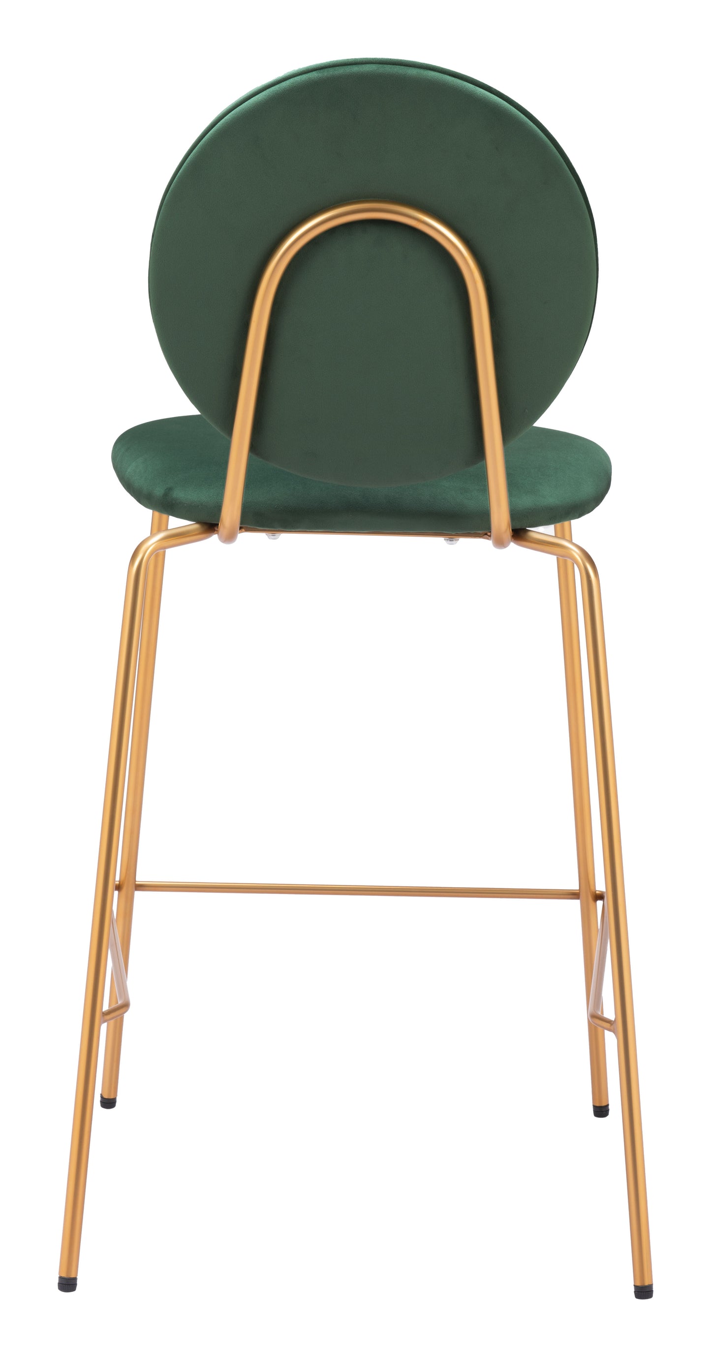 Counter Stool (Set of 2) Green & Gold - Premium Quality & Stylish Design for Your Home