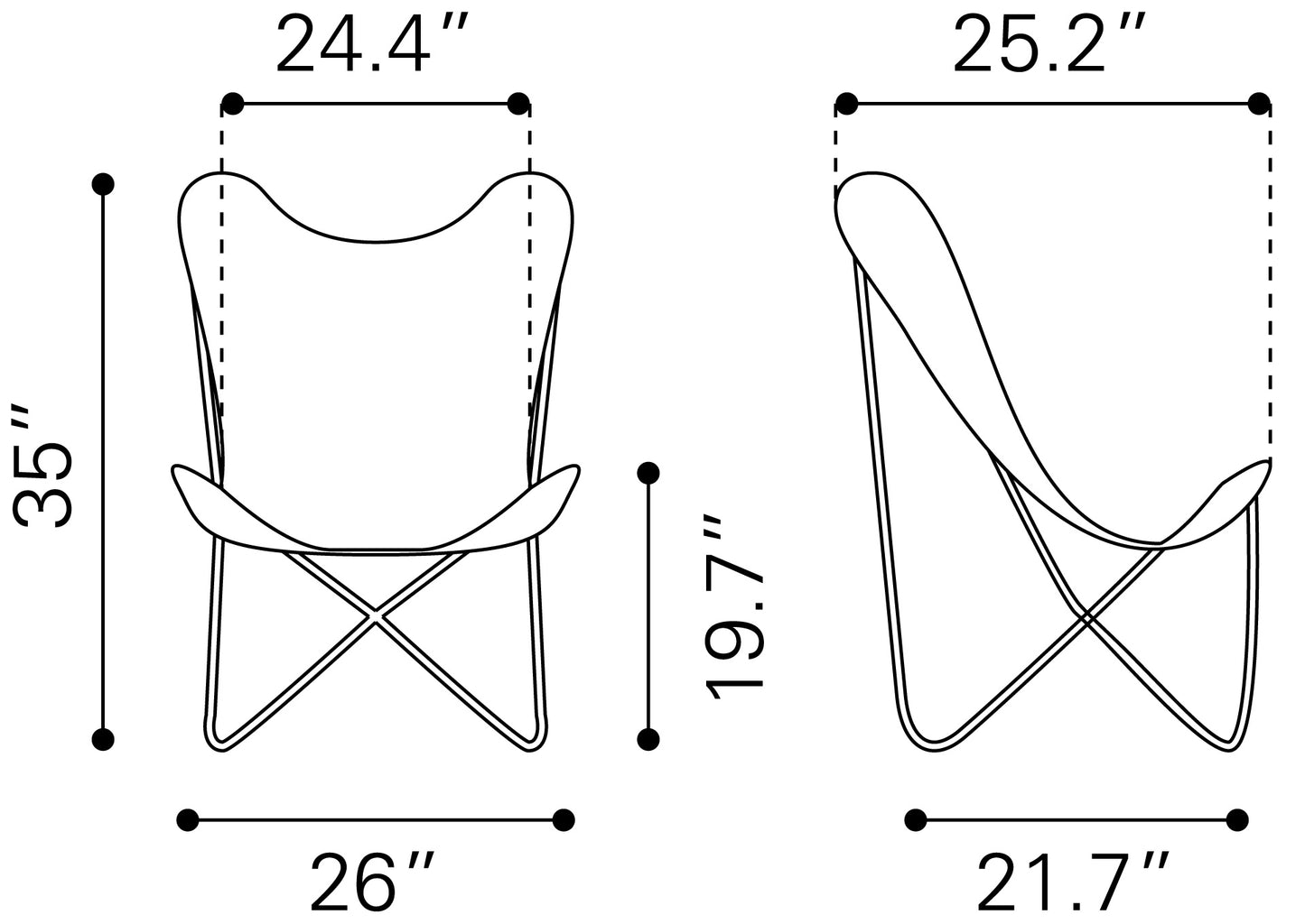 Fauteuil d'appoint Marsa multicolore