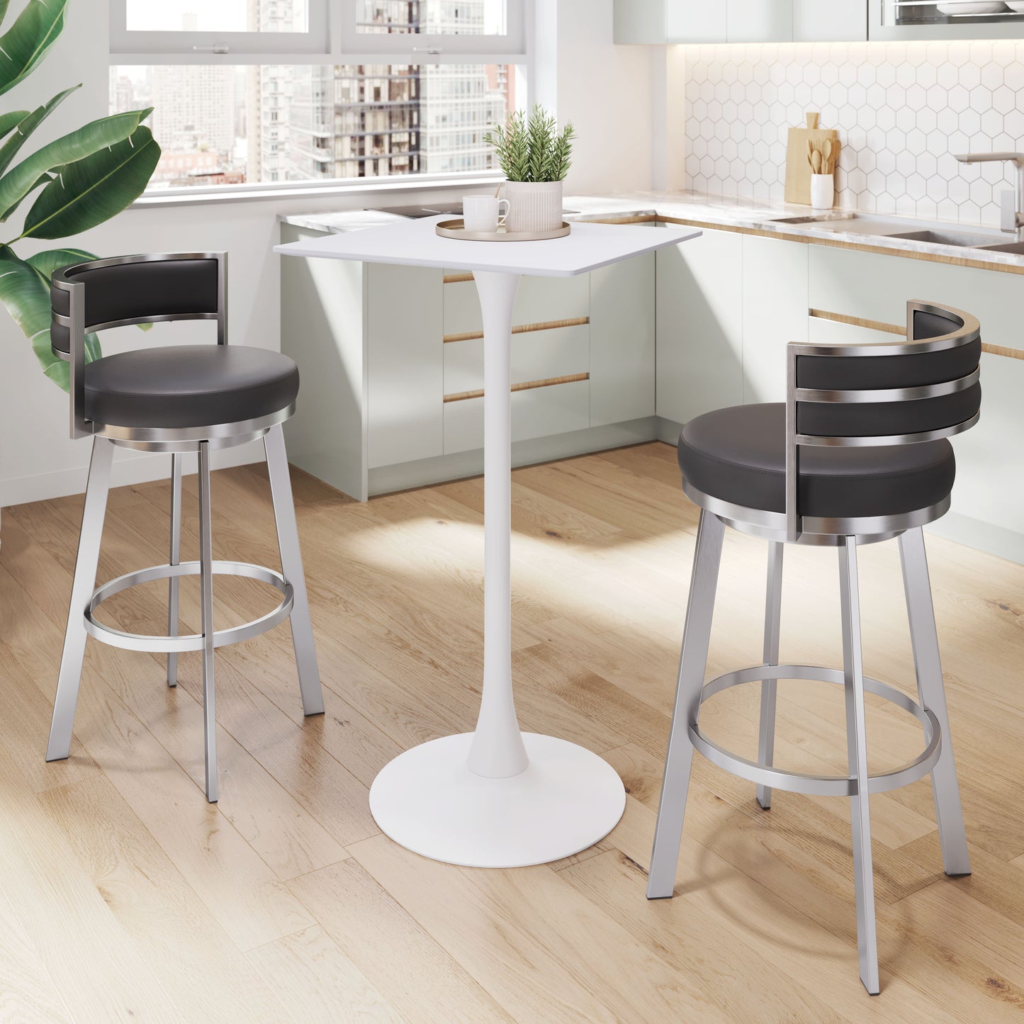 Bar Table White - Elegant & Durable Dining Table for Stylish Spaces