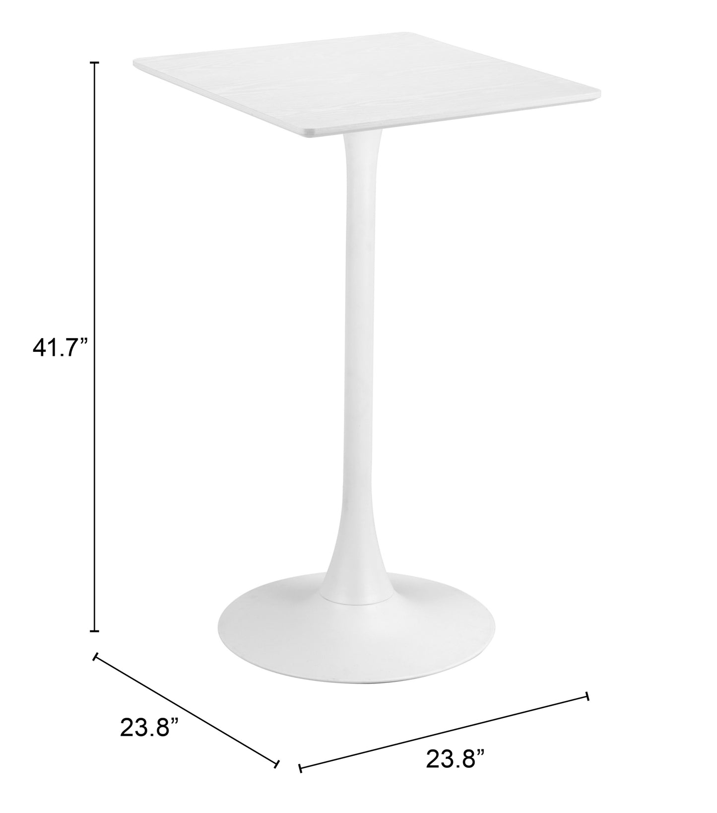 Bar Table White - Elegant & Durable Dining Table for Stylish Spaces