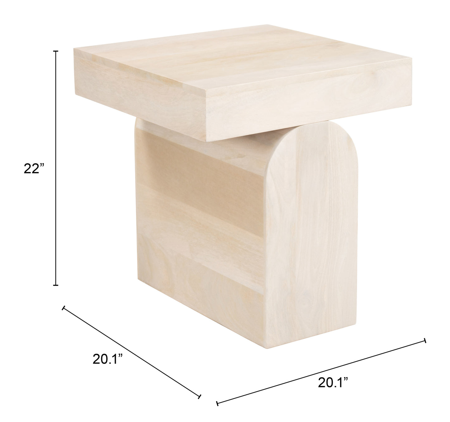 Table d'appoint Kiel Naturel