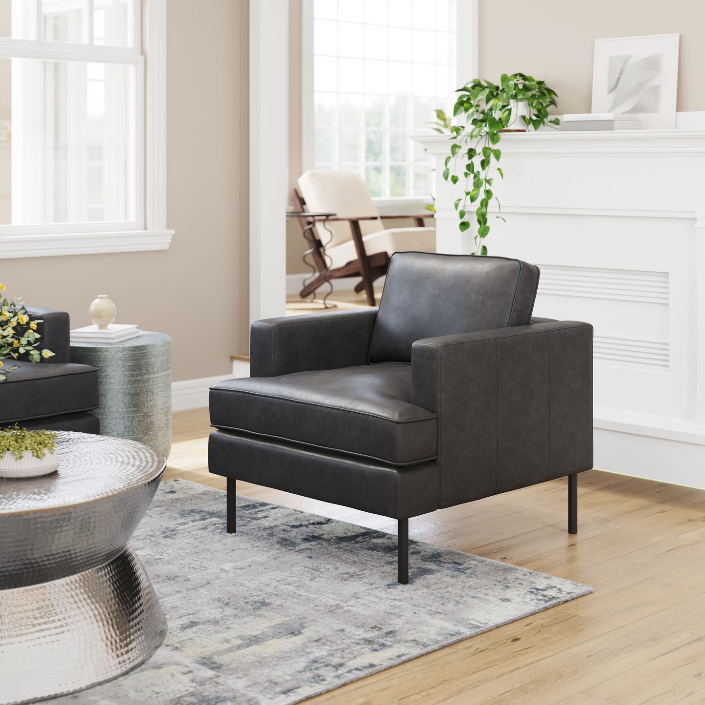 Fauteuil Decade Vintage Gris